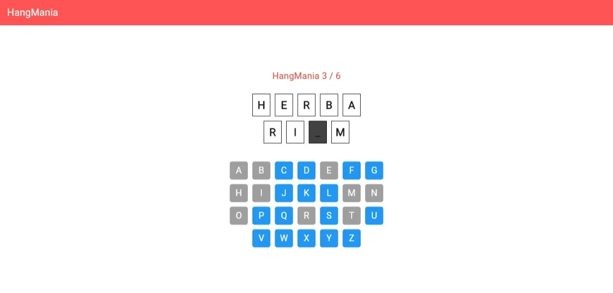 Hangmania - Classic Word Puzzle Game (Flutter + AdMob) — screenshot 5