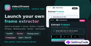 Video Frame Extractor — Hybrid Browser & Server (FastAPI + FFmpeg)