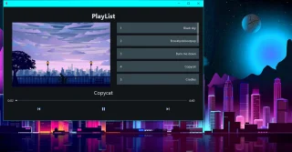 Playlist Desktop Player Python & Flet