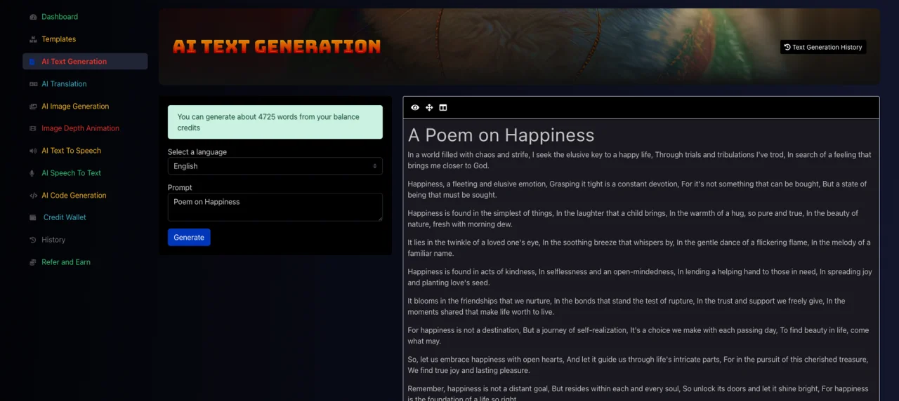 AiGen - All-in-One AI Generation Tool - Artificial Intelligence — screenshot 4