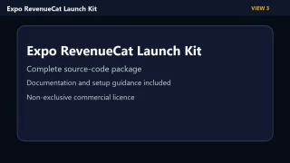 Expo RevenueCat Launch Kit