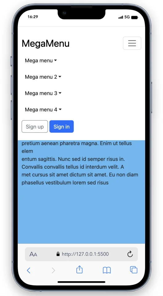 Losik's Mega Menu — screenshot 5