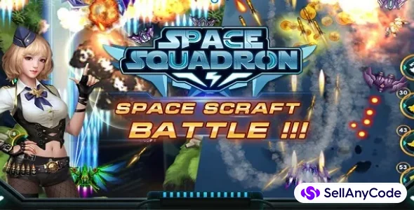 Galaxy Shooter – Skyforce Game Template – Sky Force 2018 – Space Squadron