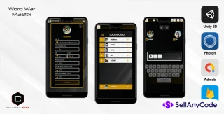 Word War Master - Online Multiplayer Game (Unity 3D + AdMob + Firebase + Photon)
