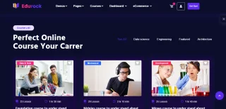 Online Learning School Template with Student, Teachers and Admin Dashboard