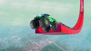 Mega Ramp Monster Truck Impossible Stunt