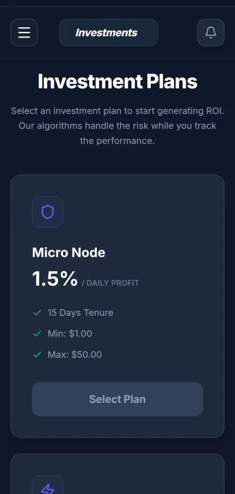 Aura Vest - Premium AI Investment & ROI Platform — screenshot 5