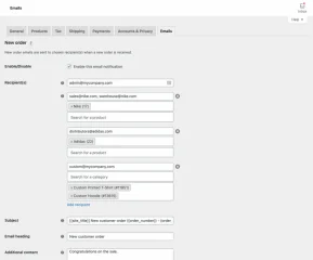 Barn2 WooCommerce Multiple Email Recipients