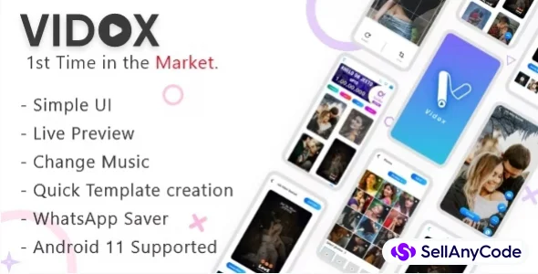 Vidox - Vido Clone - Lyrical Video Status Maker Extended License