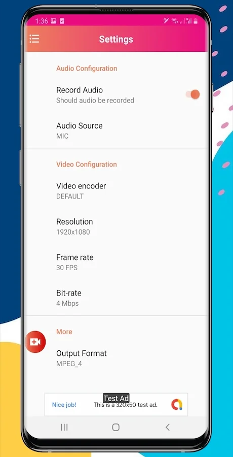 AWK Screen Recorder with Audio (Android 10 Supported) — screenshot 5