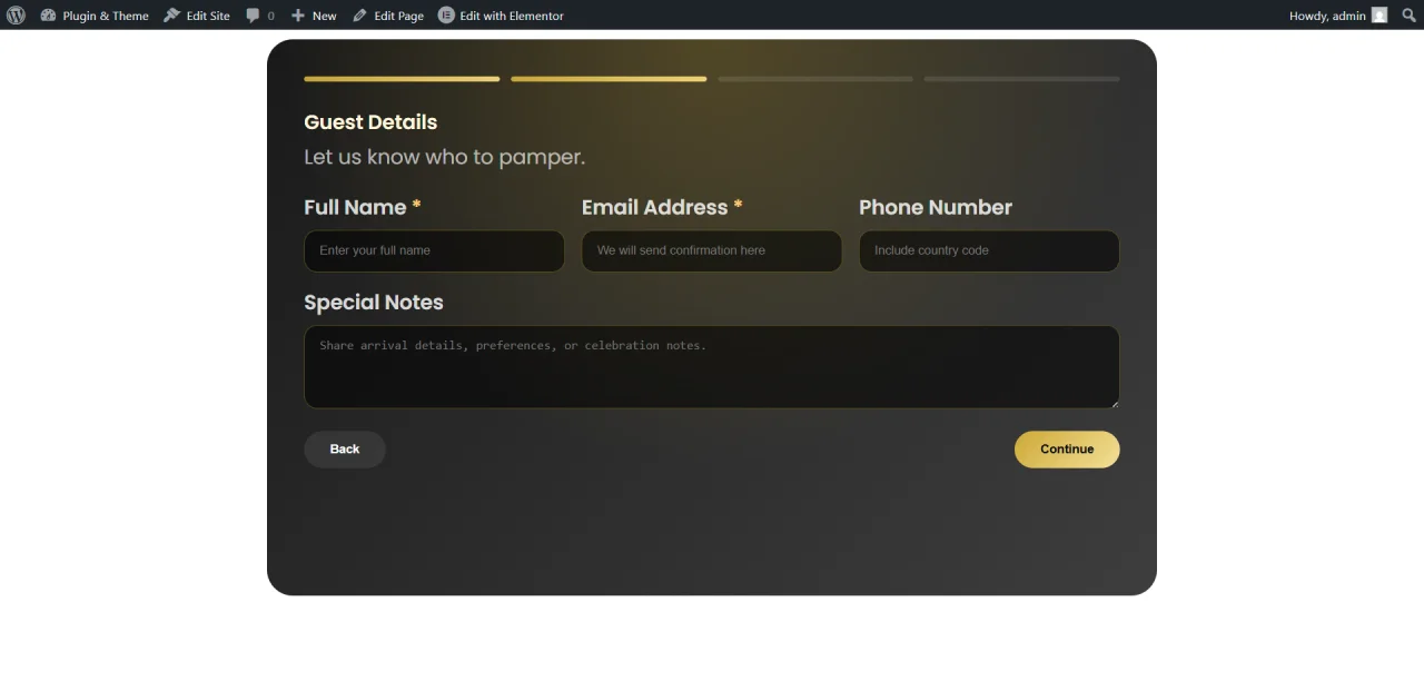 LuxaBook Ultimate Booking Form Builder & Appointment System — screenshot 5