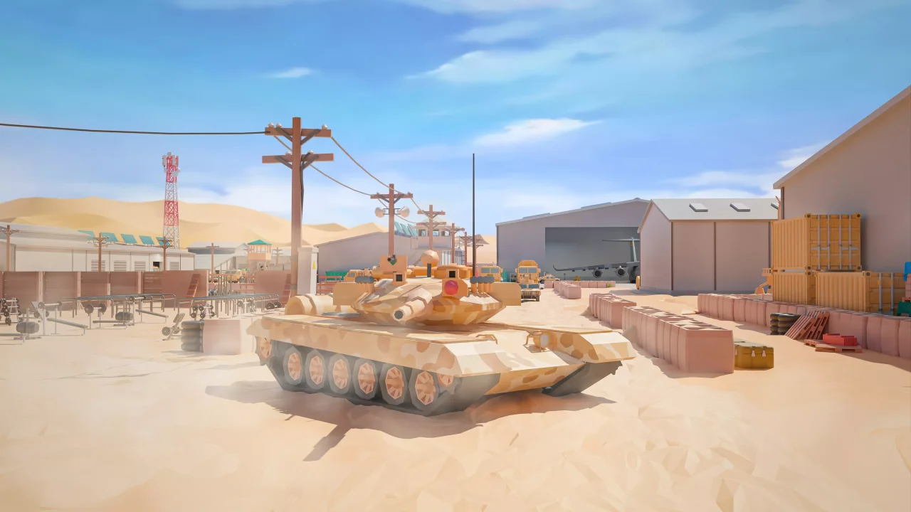 Military - Low Poly 3D Models Pack — screenshot 3