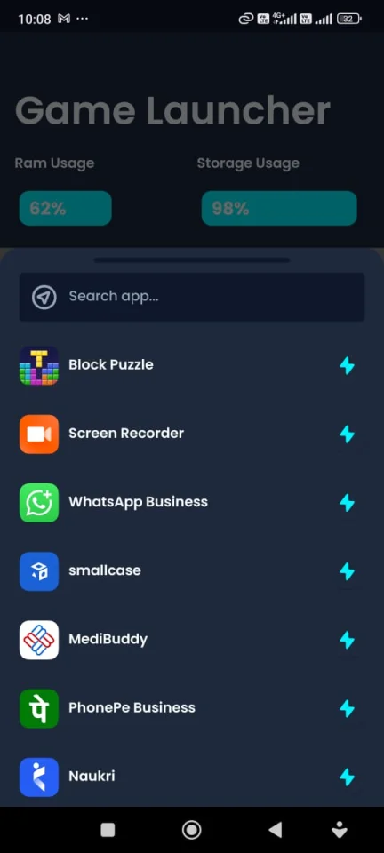 Pro Game Booster - Ultimate Performance & GFX Tool with Cyberpunk Theme — screenshot 5