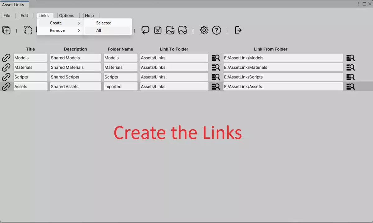 Asset Link Editor — screenshot 3
