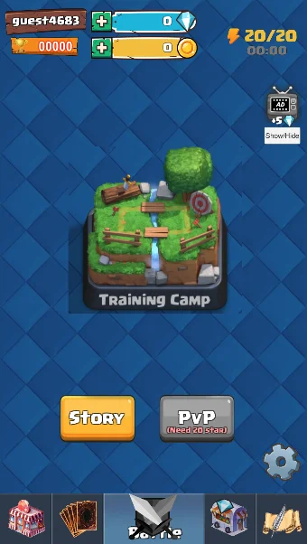 Clash Royale Clone - Main Menu UI — screenshot 2