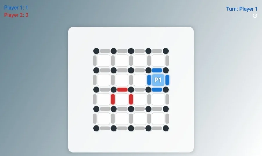 Dots and Boxes - Classic Multiplayer Strategy Game | Flutter Source Code — screenshot 3