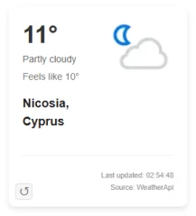 Blazor.QuickWeather - Real-Time Weather Widget for Blazor Server & .NET 8