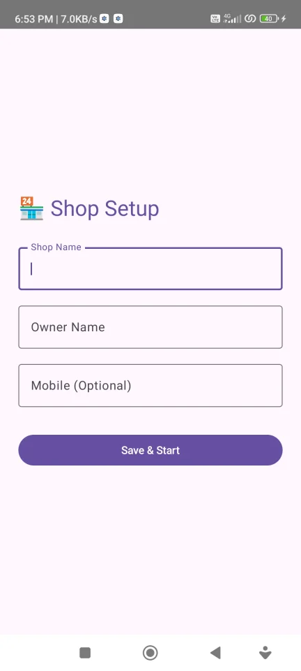 Kirana Billing & Inventory Manager - Full Android Source Code (Easy to Use) — screenshot 1