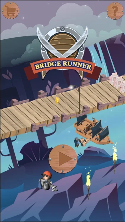 Risky Bridge Cross Runner — screenshot 1