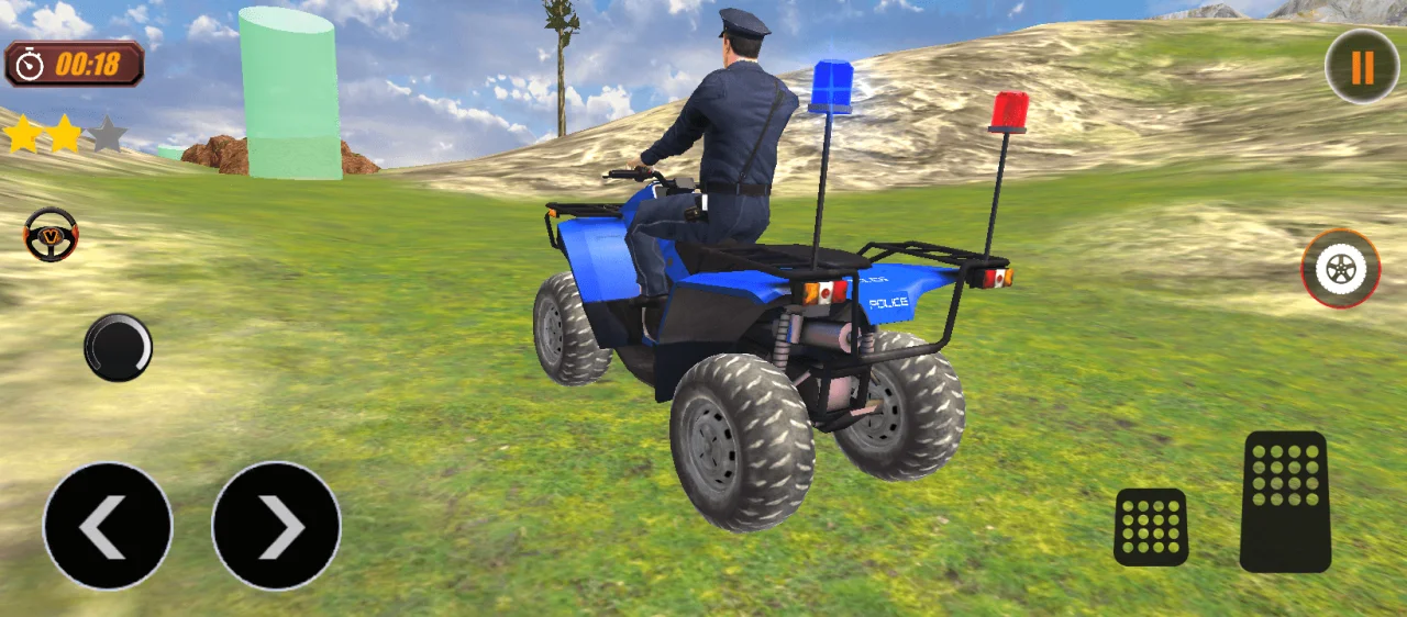 Police ATV Training Off Road — screenshot 8