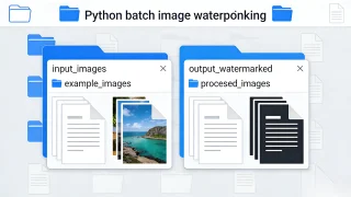 Python Bulk Image Watermark Tool | Fast Batch Photo Processing