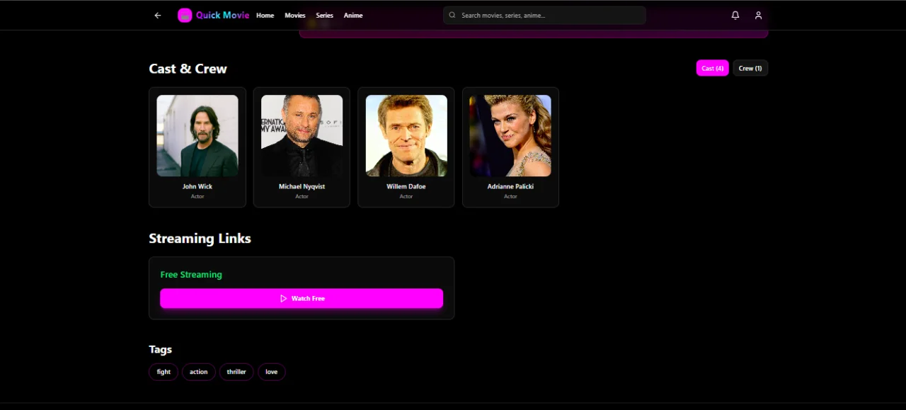 Quick Movie Full Movie Streaming App with AdSense & YouTube Integration (Admin Panel + Auth) — screenshot 6