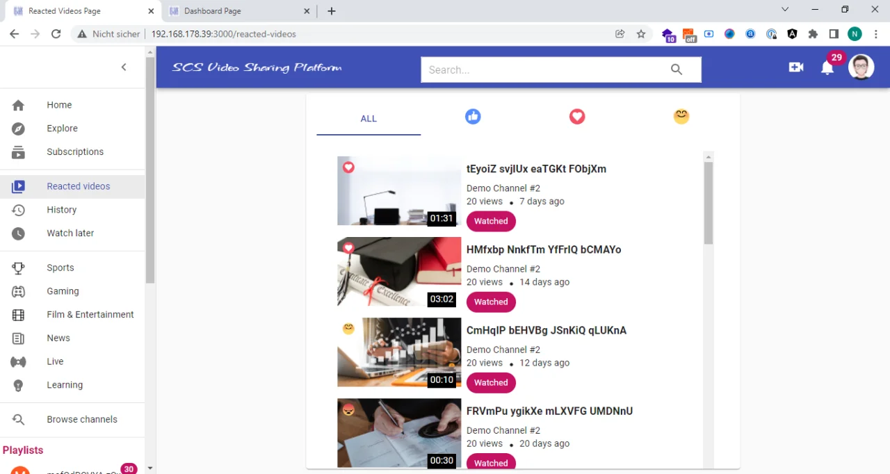 SCS Video Sharing — screenshot 3