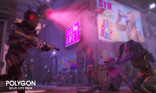 POLYGON Sci-Fi City - Low Poly 3D Art by Synty
