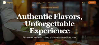 Restaurant Website Template React + Supabase | Modern & Multilingual