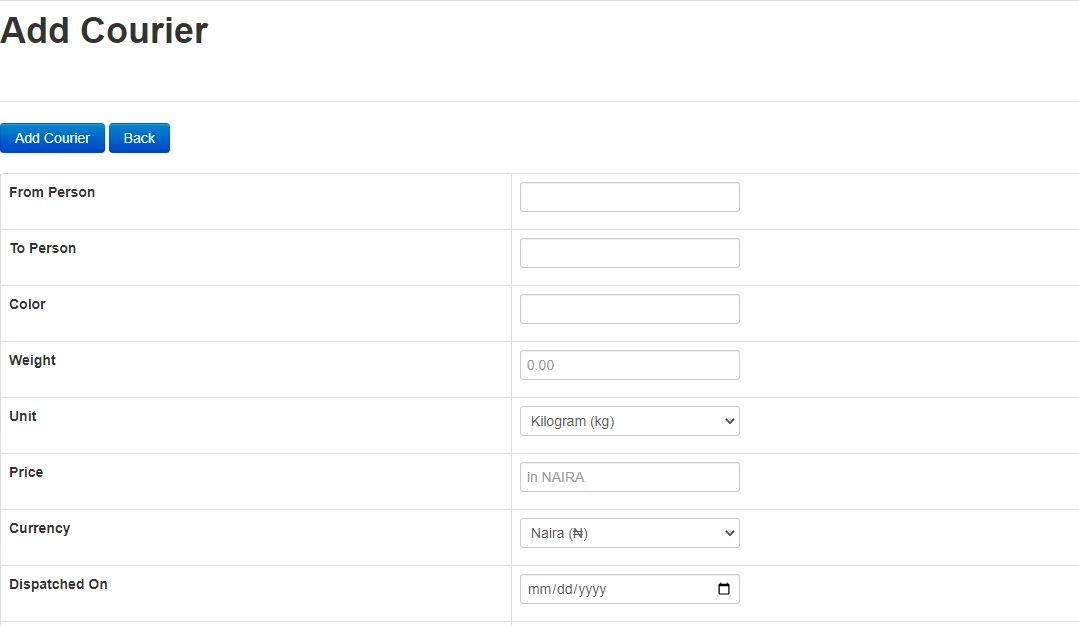 Parcel Tracker — screenshot 2