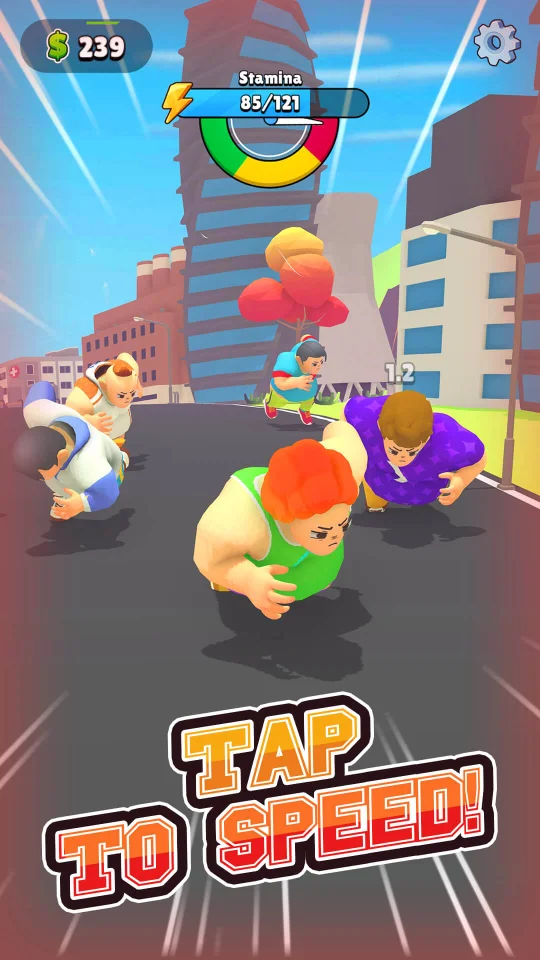 Run Clicker: Tap Muscle Up — screenshot 2