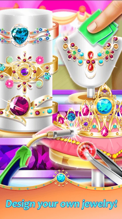 Jewelry Shop Games: Princess Design — screenshot 1