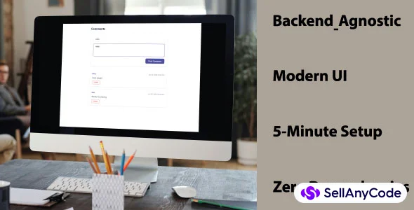 React Modern Comments Plugin. Backend-Agnostic