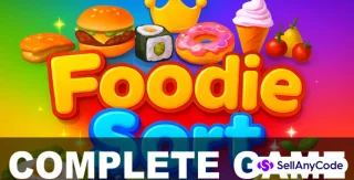 Foodie Sort Puzzle - Complete Mobile Game Template