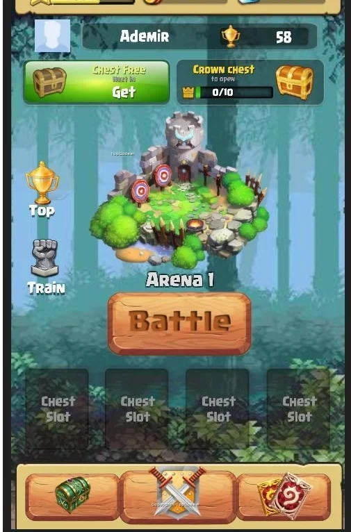 Game King of Clans - Clash Royale Style — screenshot 1