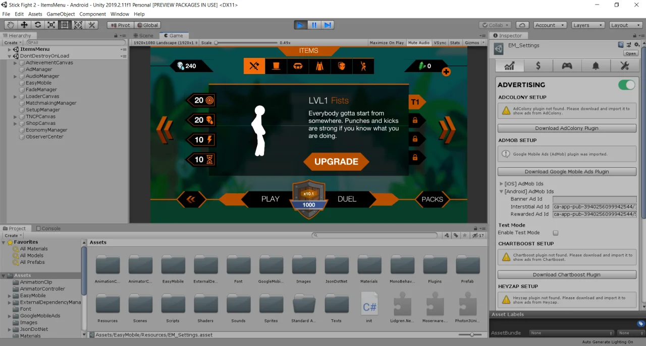 Stick Fight 2 Source Code — screenshot 4