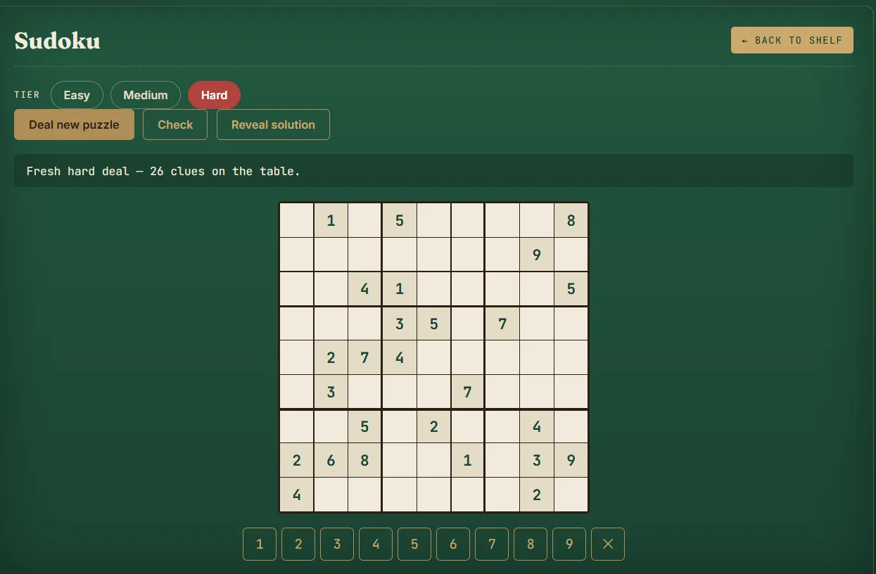 The Green Baize Arcade — screenshot 2