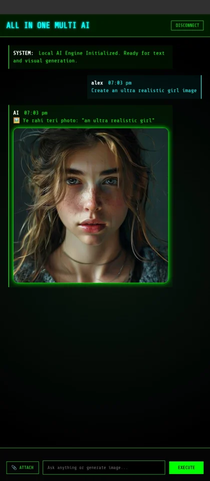 Nexus AI: All-in-One AI Chat & Image Generator Application — screenshot 5