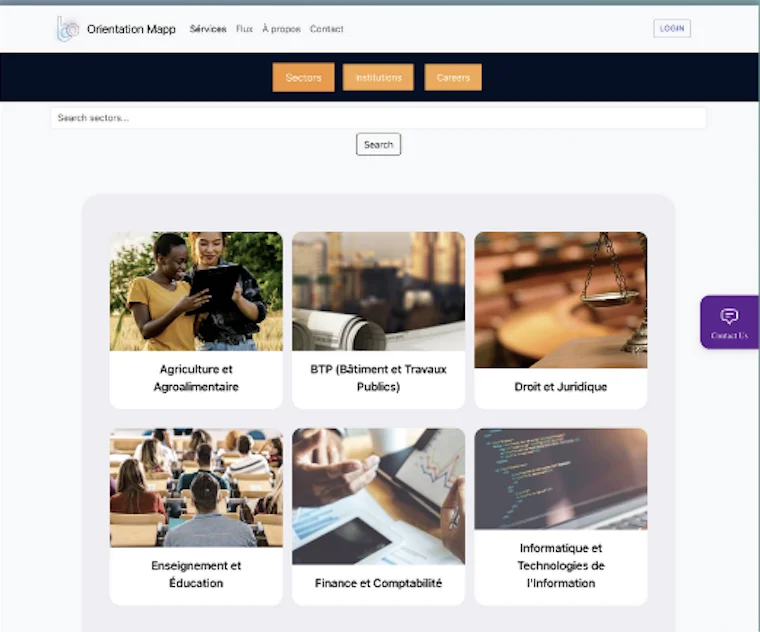 Orientation MApp | AI Chatbot & Recommendation System — screenshot 4