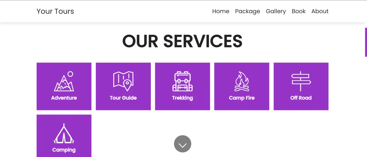 Travel Agency Website — screenshot 2