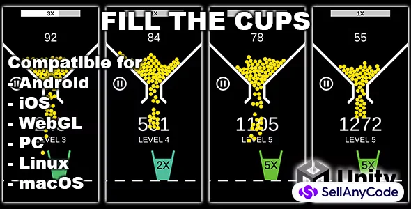 Fill the Cups - Unity Game