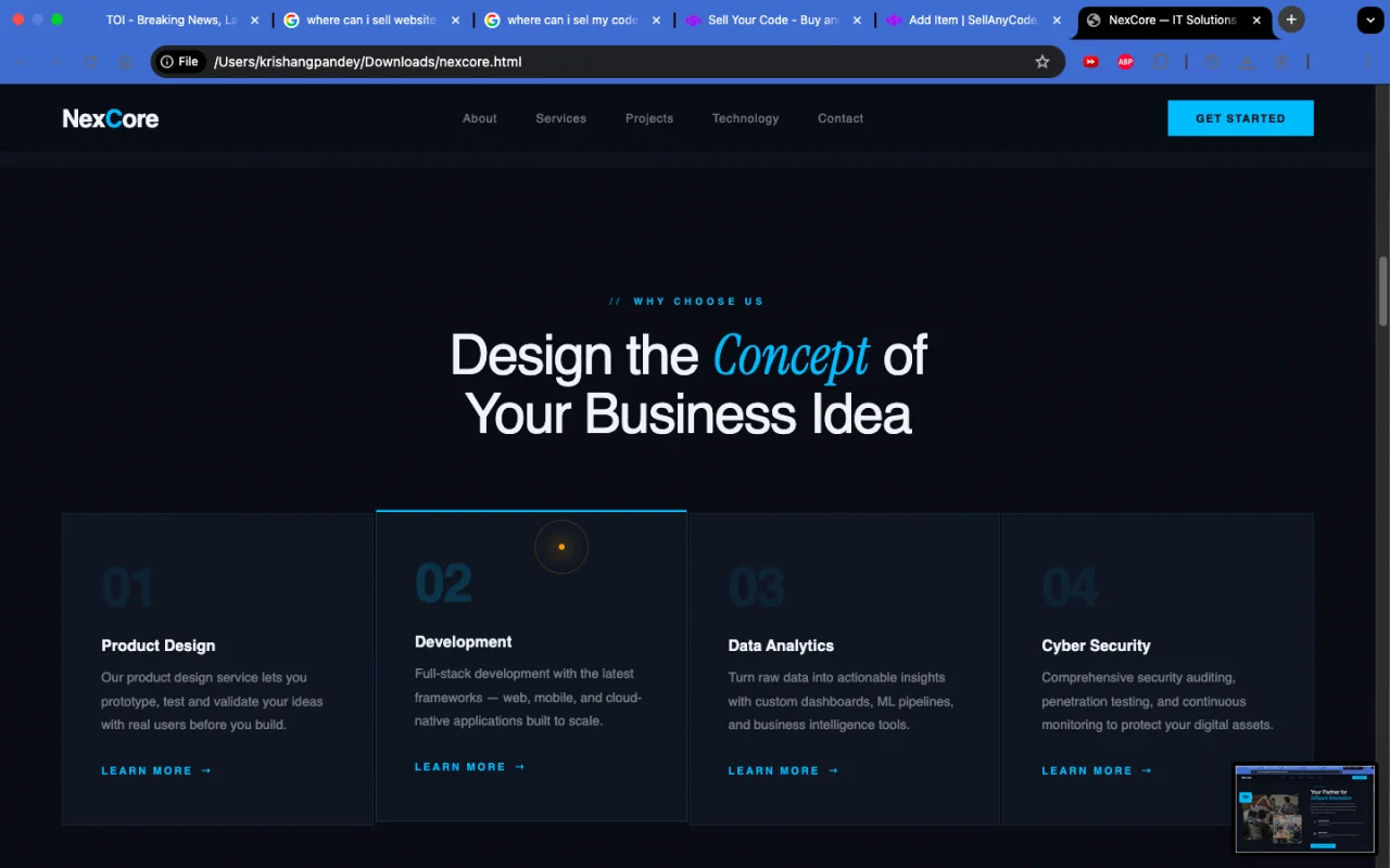 Nex Core — screenshot 2