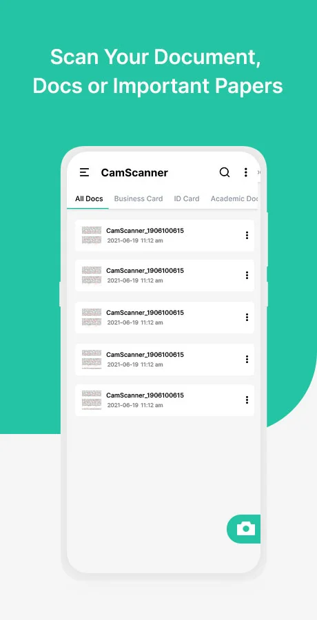 CamScanner 2022 - Android App with AdMob Ads — screenshot 5