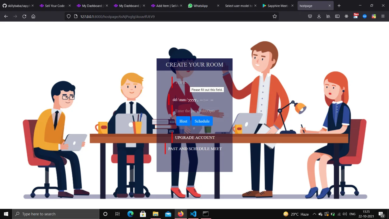 Conference Calling Application on Web-Platform — screenshot 4