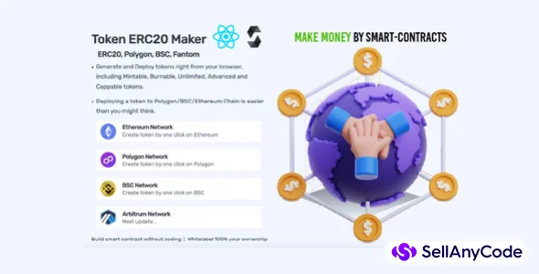 Crypto Coin Maker Script: SaaS ERC20 Token Creation in Minute