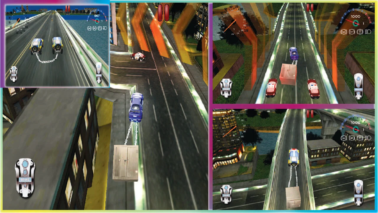 Chained Car Race: Police Chase Chained Car 64 Bit Source Code — screenshot 1