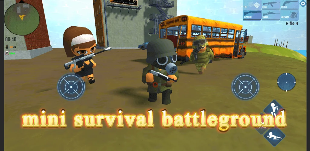 Mini Survival Battleground: Fire Battle — screenshot 1