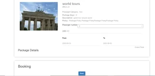 Tours Booking System