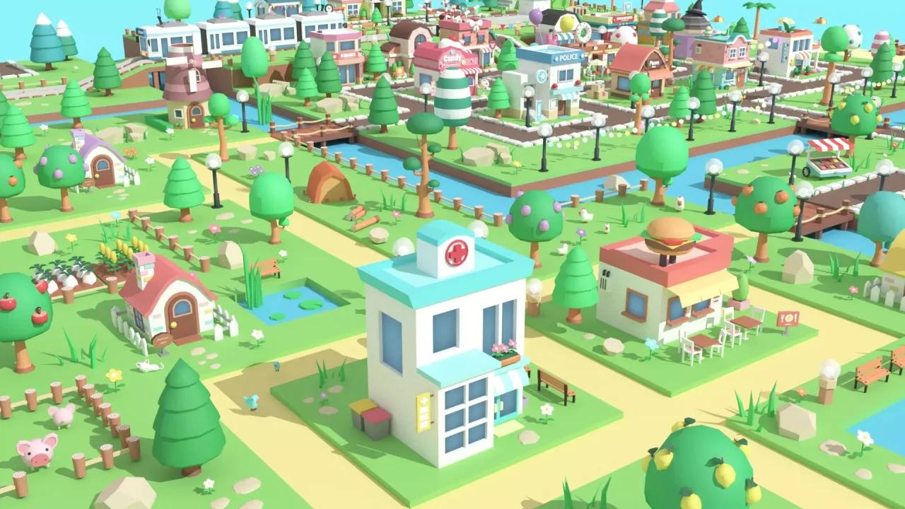 Cartoon Town - Low Poly Assets — screenshot 5