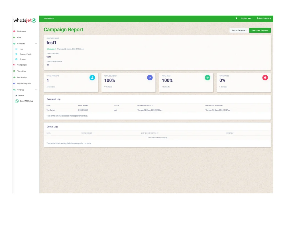 WhatsJet SaaS - A WhatsApp Marketing Platform with Bulk Sender — screenshot 4